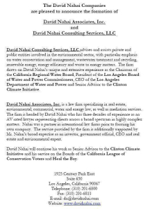 David Nahai, formerly of LADWP, launches Consulting service