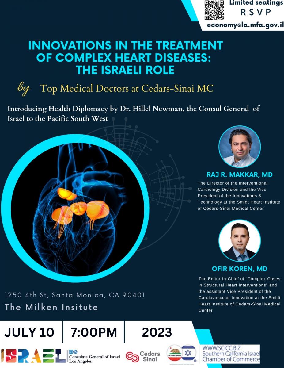 INNOVATIONS IN THE TREATMENT OF COMPLEX HEART DISEASES:  THE ISRAELI ROLE