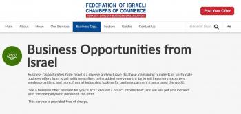Israel Business Opportunities Update April 2024